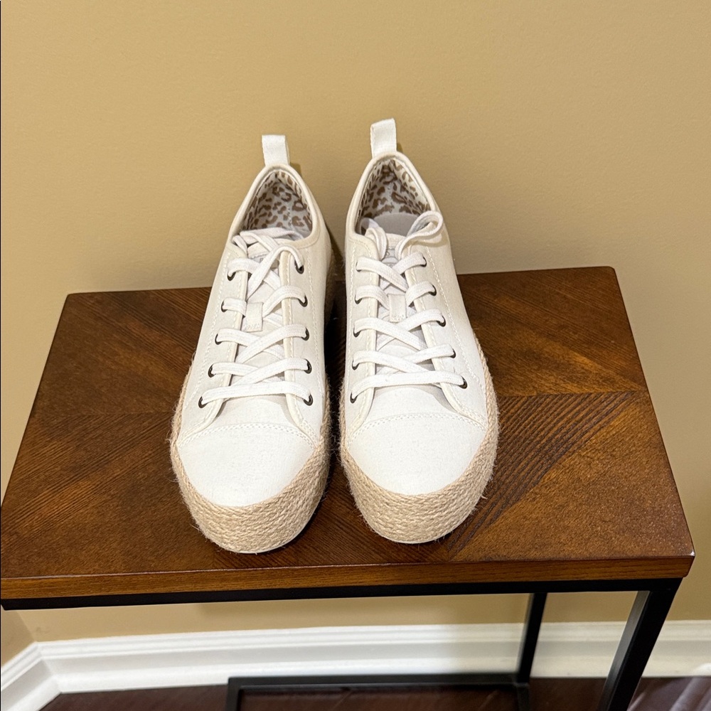 BOBS from Skechers Cream Espadrille Sneakers